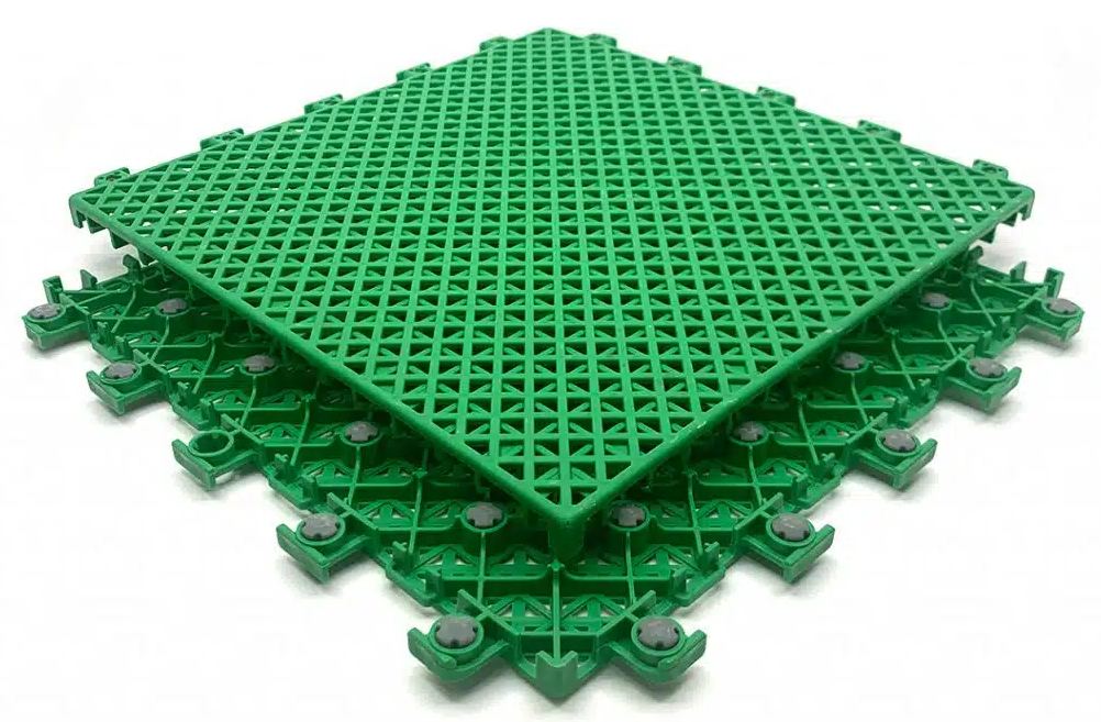 Dalle personnalisable - réduction phonique - sports de raquette et rebond - DOUBLE-SPIN PRO_2