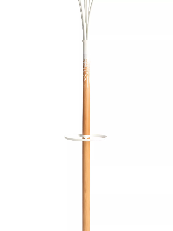 Porte manteau design bois & blanc_1