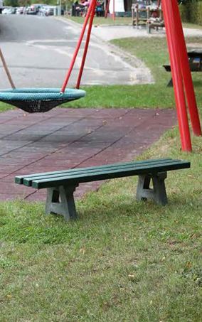 Banc pour enfants CANETTI sans dossier, à pieds monobloc - Longueur 150  cm - ADS Equipements Eurl_0