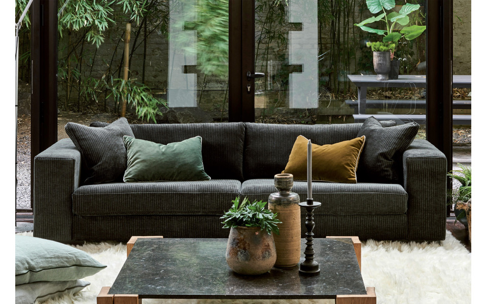 Canapé bâtard 2 places Vang 130 cm G/D - Structure en hêtre - Home Spirit_1