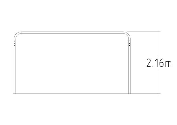 Equipement de fitness extérieur - Gym Horizontal Ladder - 8036730 - Hags - Échelle horizontale pour renforcement musculaire_1