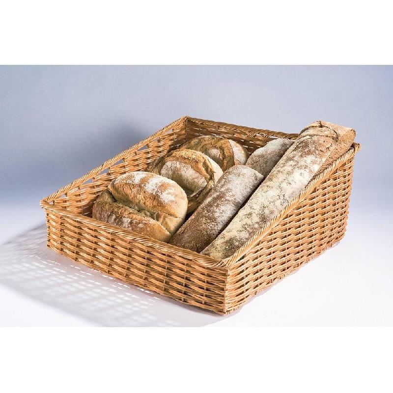 Manne inclinée en polypropylène - couleur naturelle - 50x50x21cm - hygiénique et apte au contact alimentaire_1
