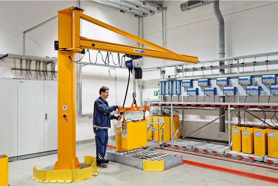 Potence sur fût ls - abus levage - capacité de levage 1 tonne_1