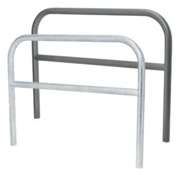 Arceau urbain renforcé peint sur zinc - ref 204236 - longueur 1000 à 2000 mm - acier galvanisé_1