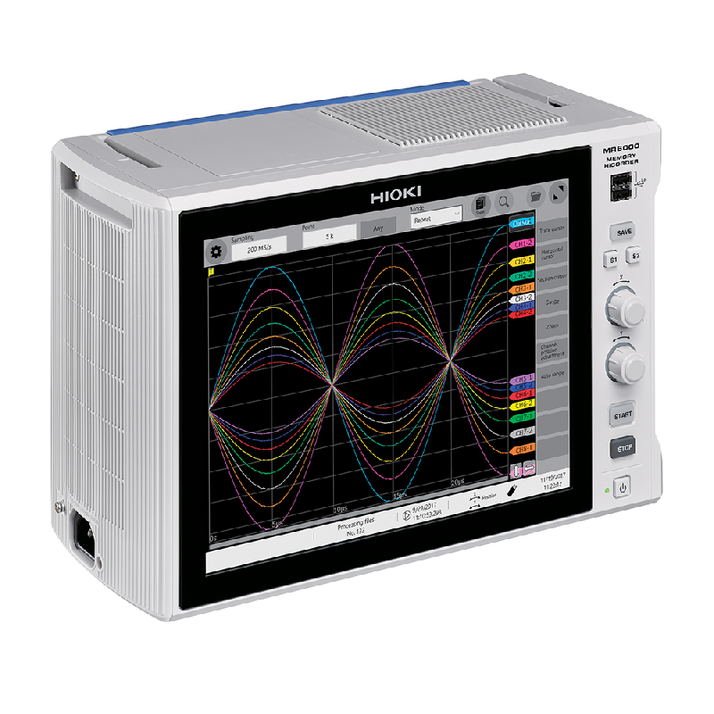 HI-MR6000 - Enregistreur graphique de données HIOKI, 32 voies analogiques ou 128 voies logiques, échantillonnage à 200 Méch/s_1