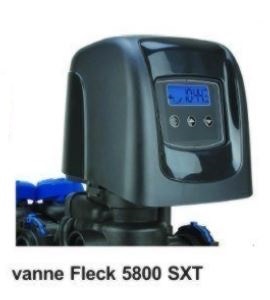 Vanne hydraulique pour adoucisseur d'eau domestique Fleck 5800 SXT - résines alimentaires et installation rapide_1