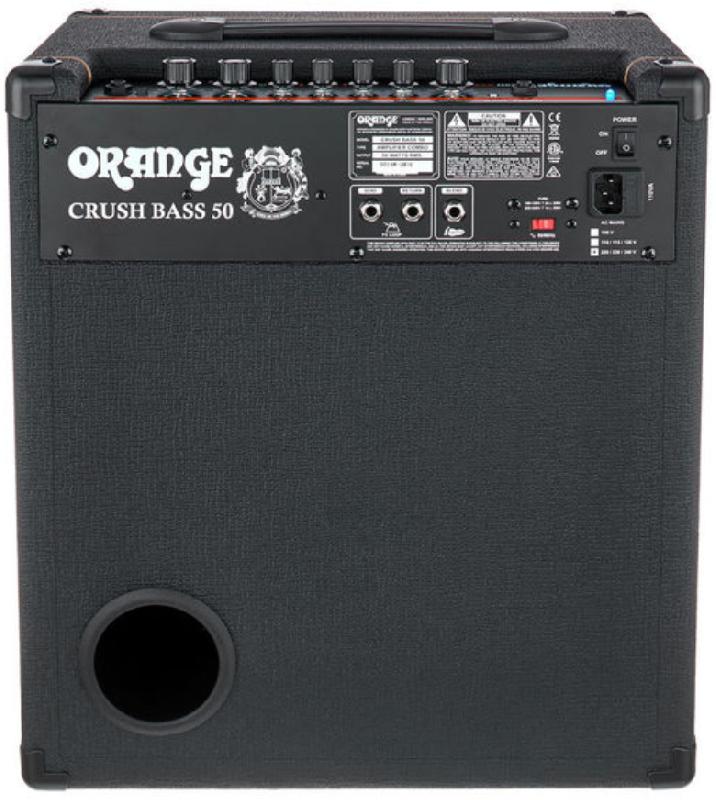 Amplificateur basse électrique - Orange Crush Bass 50 - 50W - Transistors - Black - Ref 95924_1