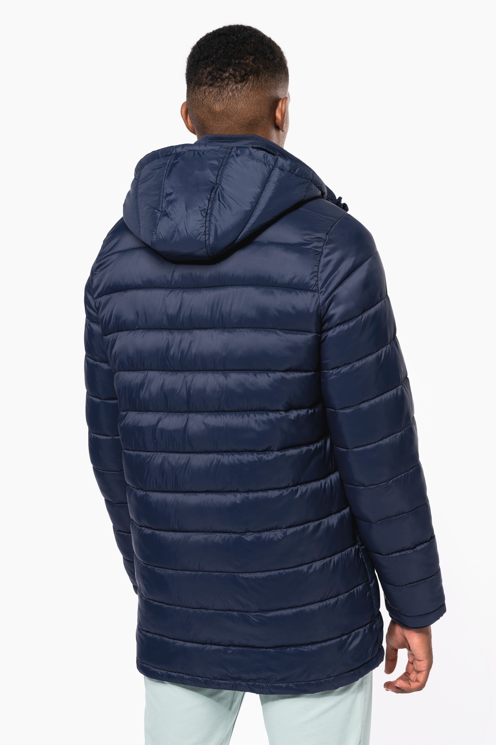 Parka doudoune légère à capuche homme - Kariban - Réf: K6128 - Chaude et ultralégère avec look sportswear_1