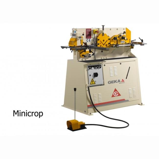 Poinçonneuse cisaille universelle à un vérin - GEKA Microcrop, Minicrop, Multicrop, Bendicrop_1