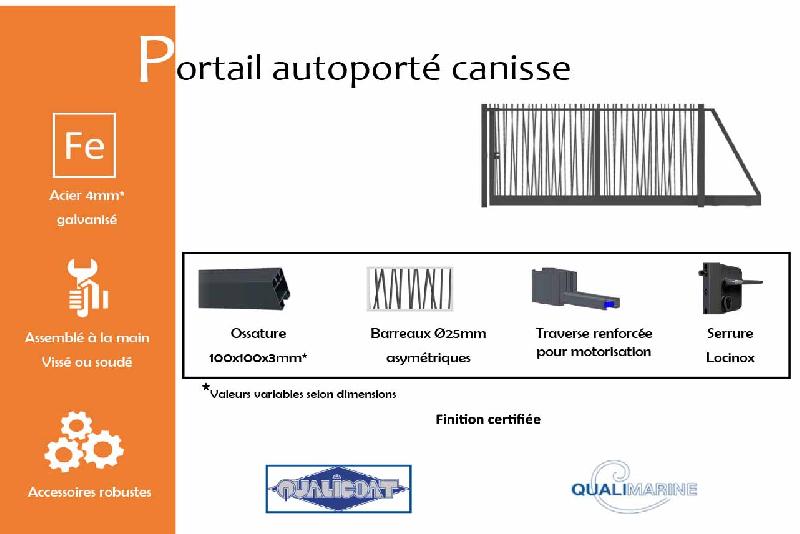Portail autoporté canisse - 3000 / 2000_1