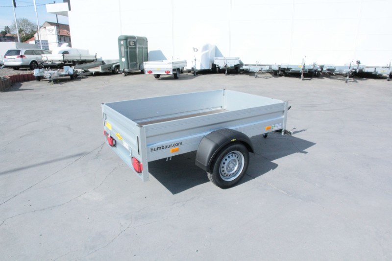 Remorque sans frein Humbaur HA 752113 - bâche plate ou haute, alu et acier - 1376 kg_1