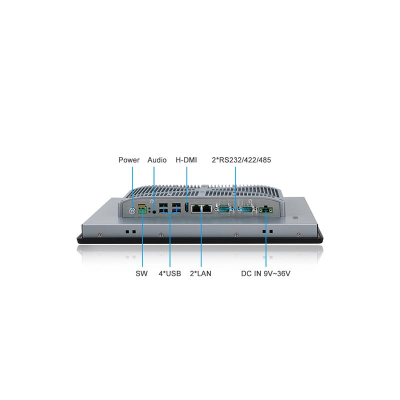 Panel PC industriel fanless 17 pouces 5:4 SXGA pour HMI, supervision et automatisation - EVI-17SRC - écran tactile capacitif, façade IP66_1