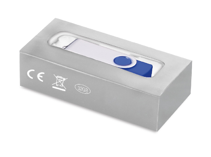 Clé USB publicitaire - Flash drive 16GB en métal et plastique - Livrée en boîte cadeau - USB 2.0_1