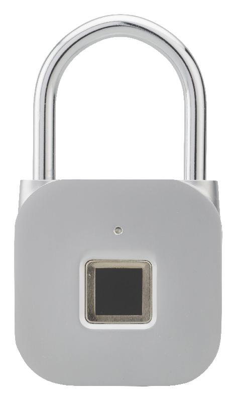 Cadenas électronique digital - couleur nickel satin - ouverture par empreinte digitale - rechargeable USB - THIRARD_1