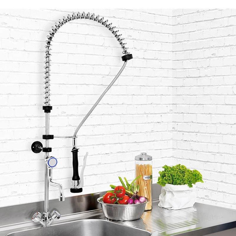 Douchette monotrou avec 2 vannes mélangeuses et robinet PREMIUM+_1