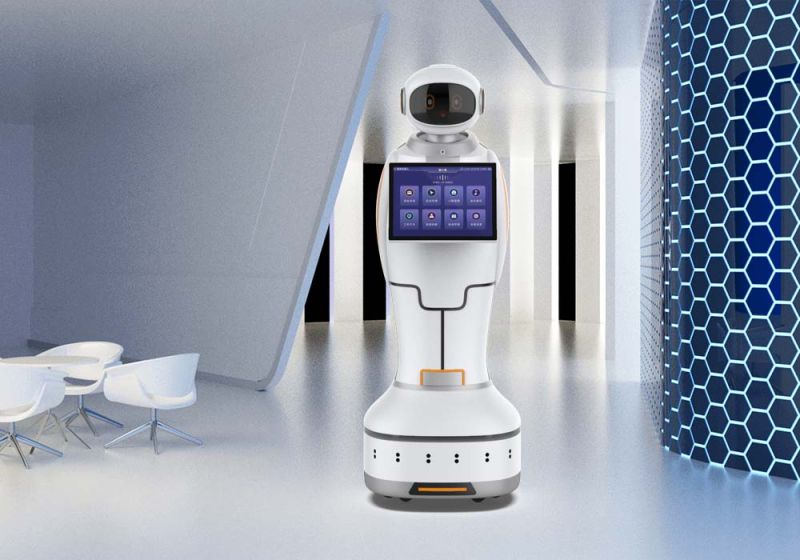 IBEN-B01 - Robot de service intelligent - IBEN Robotics - Couleur blanche - Écran 15 pouces, batterie longue durée, certification UE_1