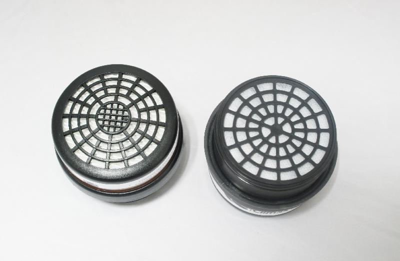 Lot de 2 galettes de rechange A1 pour demi-masque de protection respiratoire - vapeurs organiques et solvants_1