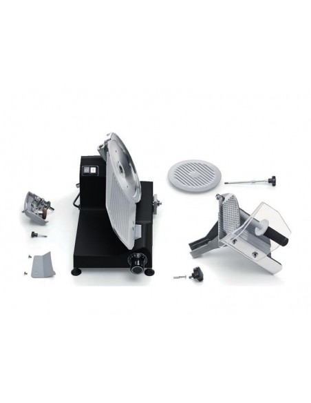 Trancheur DELCOUPE série BISTRO - lame 250 mm - aluminium émaillé - courroie - 0007R_1