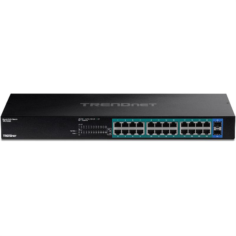 Trendnet tpe-tg262 switch poe+ gigabit à 26 ports_1