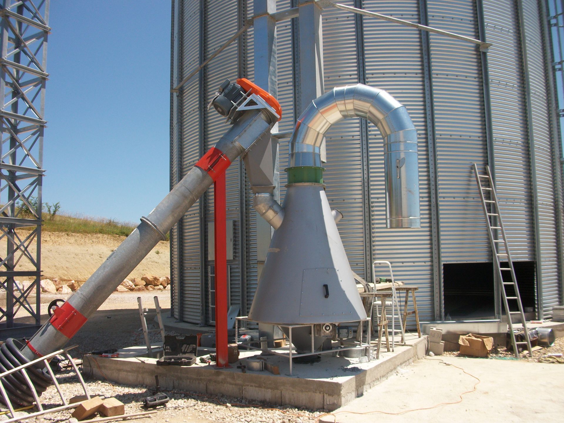 Vis à grains BORGHI pour blé orge maïs céréales et produits vrac - Débit de 8 à 100 t /h_1