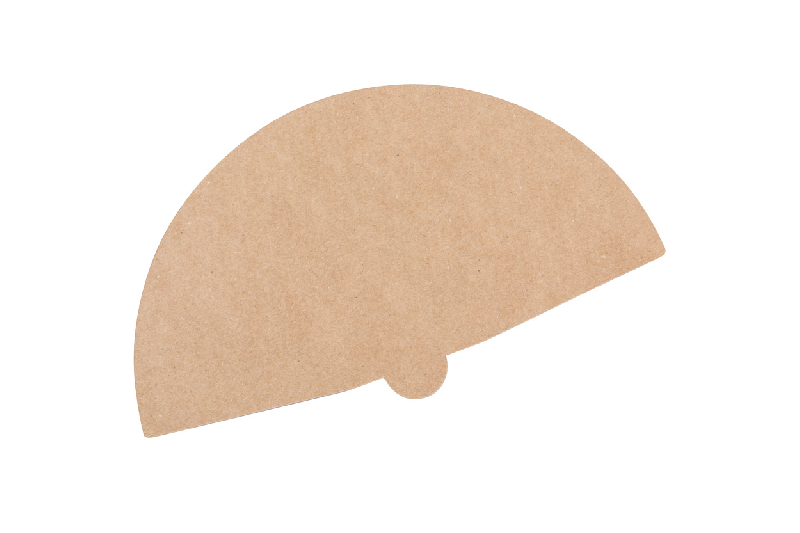 Éventail en papier recyclé - couleur naturelle - 15g_1