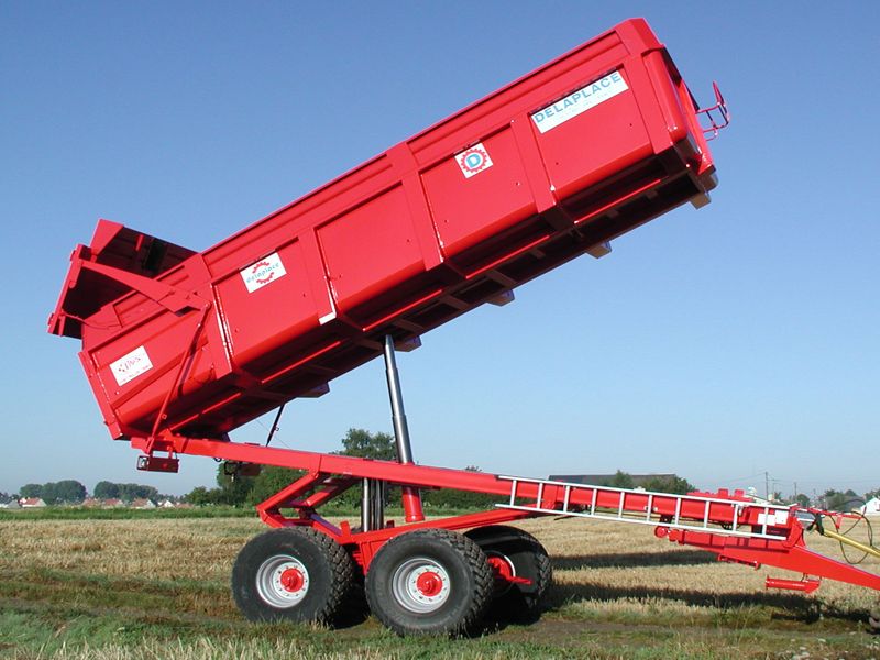 Remorque B180BV avec béquille hydraulique et sécurité flèche intégrée