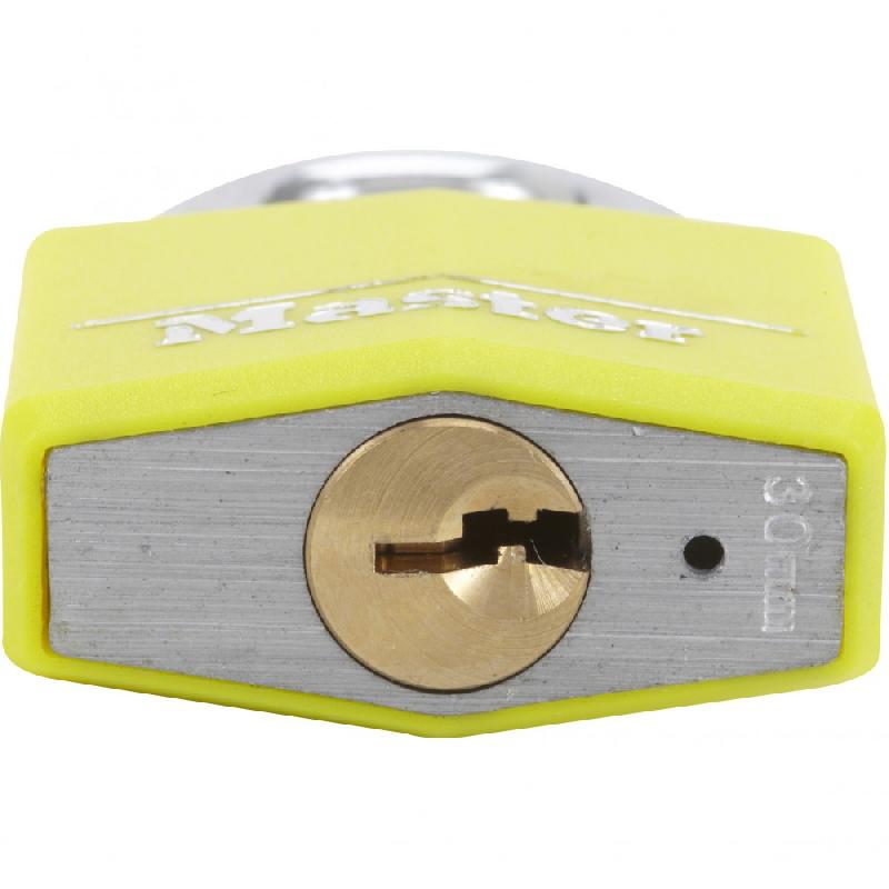 Cadenas à clé MASTER LOCK - Aluminium massif 30 mm - Résistant à la corrosion - Usage intérieur_1