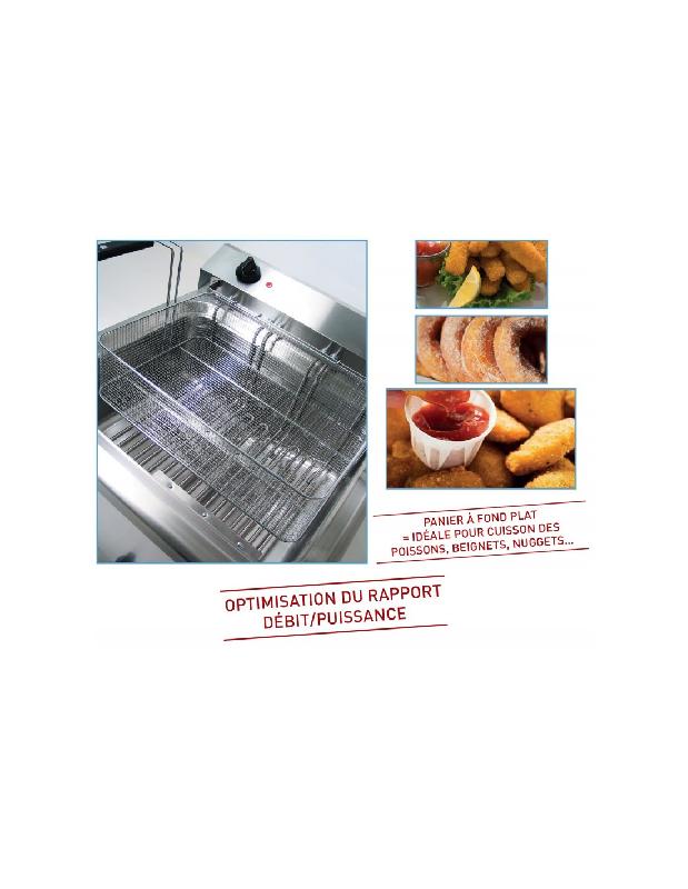 Friteuse à beignet - 18 litres avec vidange - SOFRACA 13144AC_1
