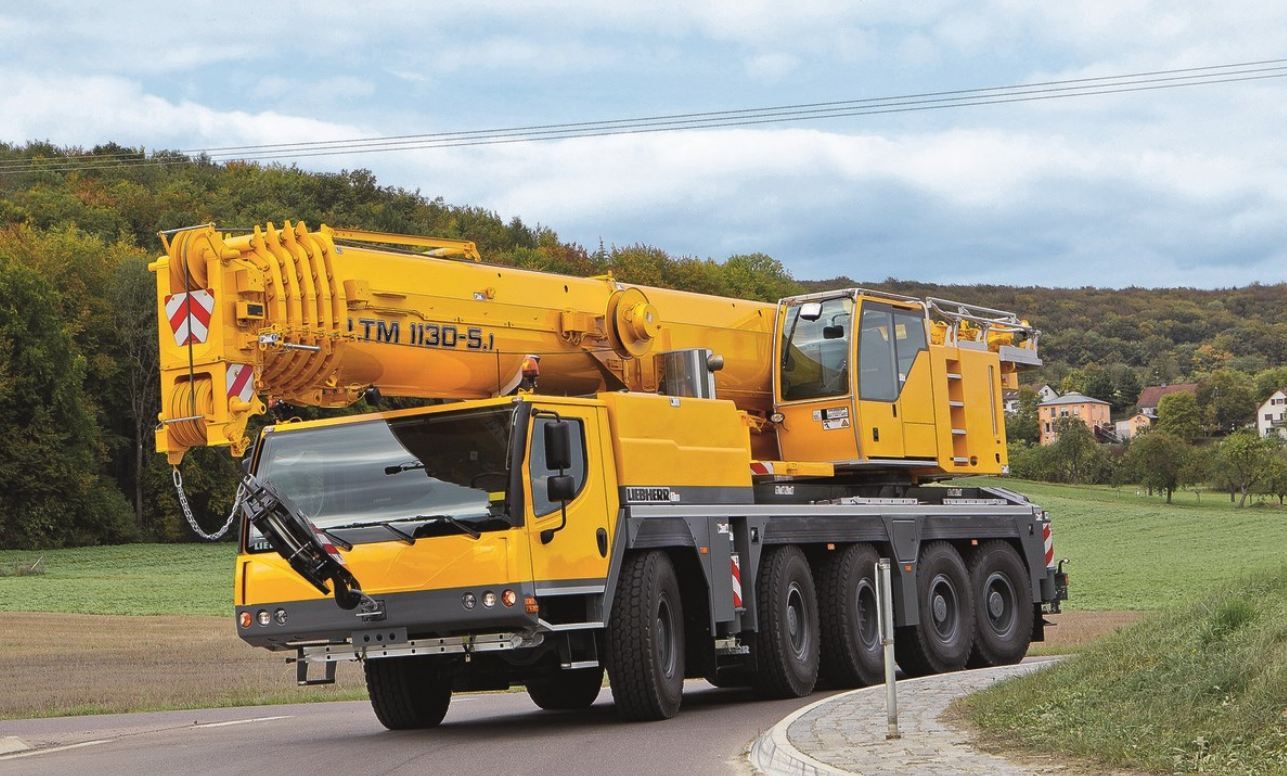 Grue LTM 1130-5.1 avec capacité de charge maximale de 130 tonnes