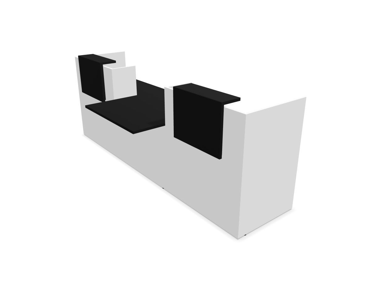 Bureau d'accueil AMBIANCE - PMR central - moderne et fonctionnel - 300 ou 380 cm_1