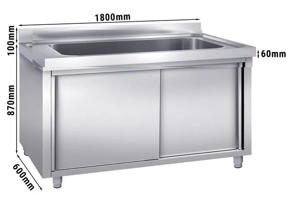 Plonge batterie 180x60cm sur meuble 1 cuve_1