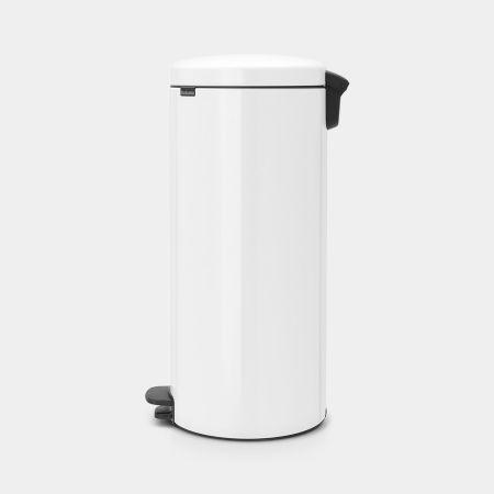 Poubelle à pédale newIcon 30 litres White - Brabantia UGS111785 - Design emblématique et fiable_1