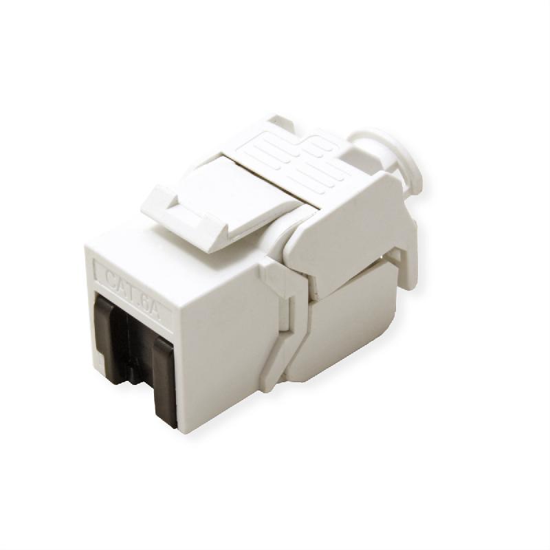 VALUE Keystone Cat.6A (Classe EA), RJ-45, non-blindé, sans outil, blanc_1