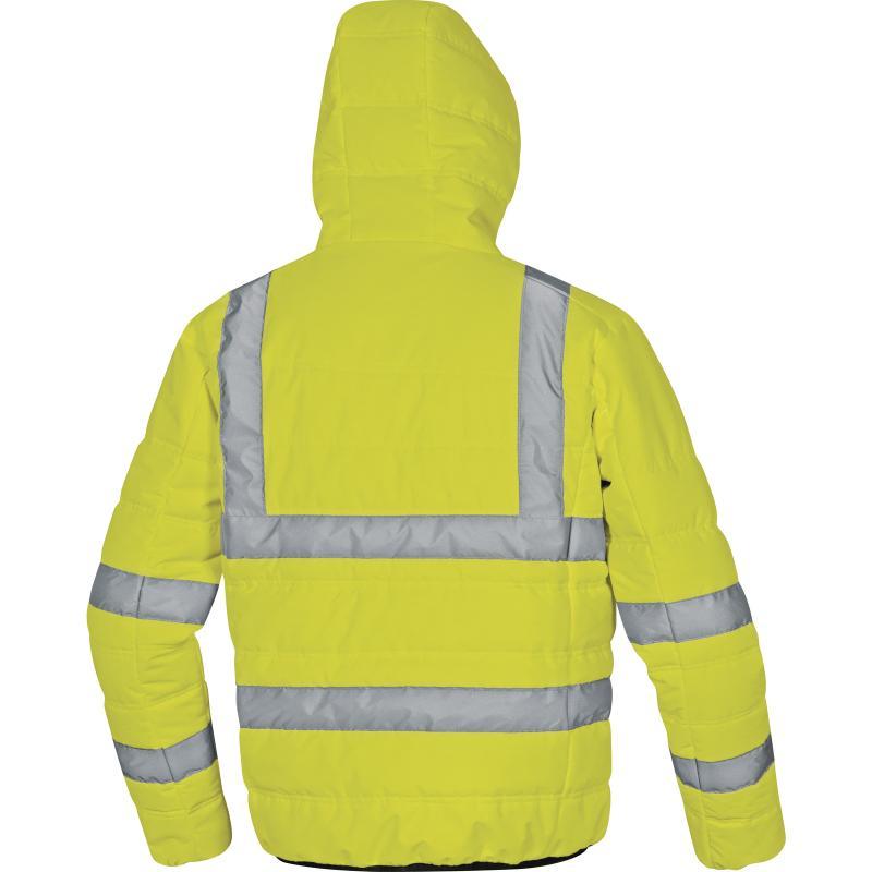 Doudoune matelassée haute visibilité - Polyester ripstop 2 couches laminées - Bandes rétro-réfléchissantes - DOONHV_1