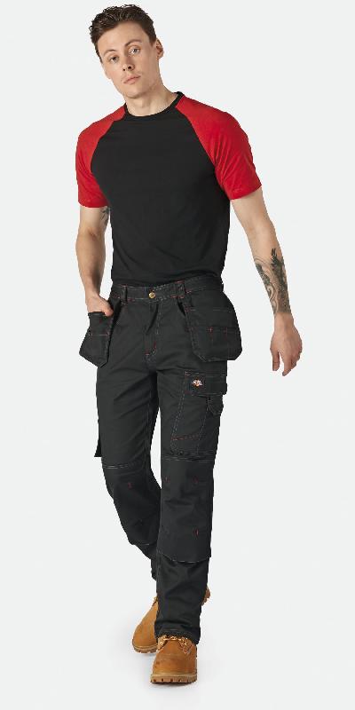 Pantalon Redhawk Pro Homme - Réf : DK0A4XSU - Multi-poches, Genouillères Velcro, 260 g/m² - Dickies_1