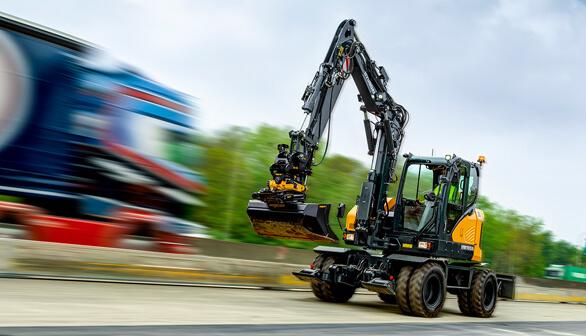 Pelle sur chenilles HYUNDAI HW100A - 10 tonnes - Moteur Stage V - Hydraulique perfectionnée_1