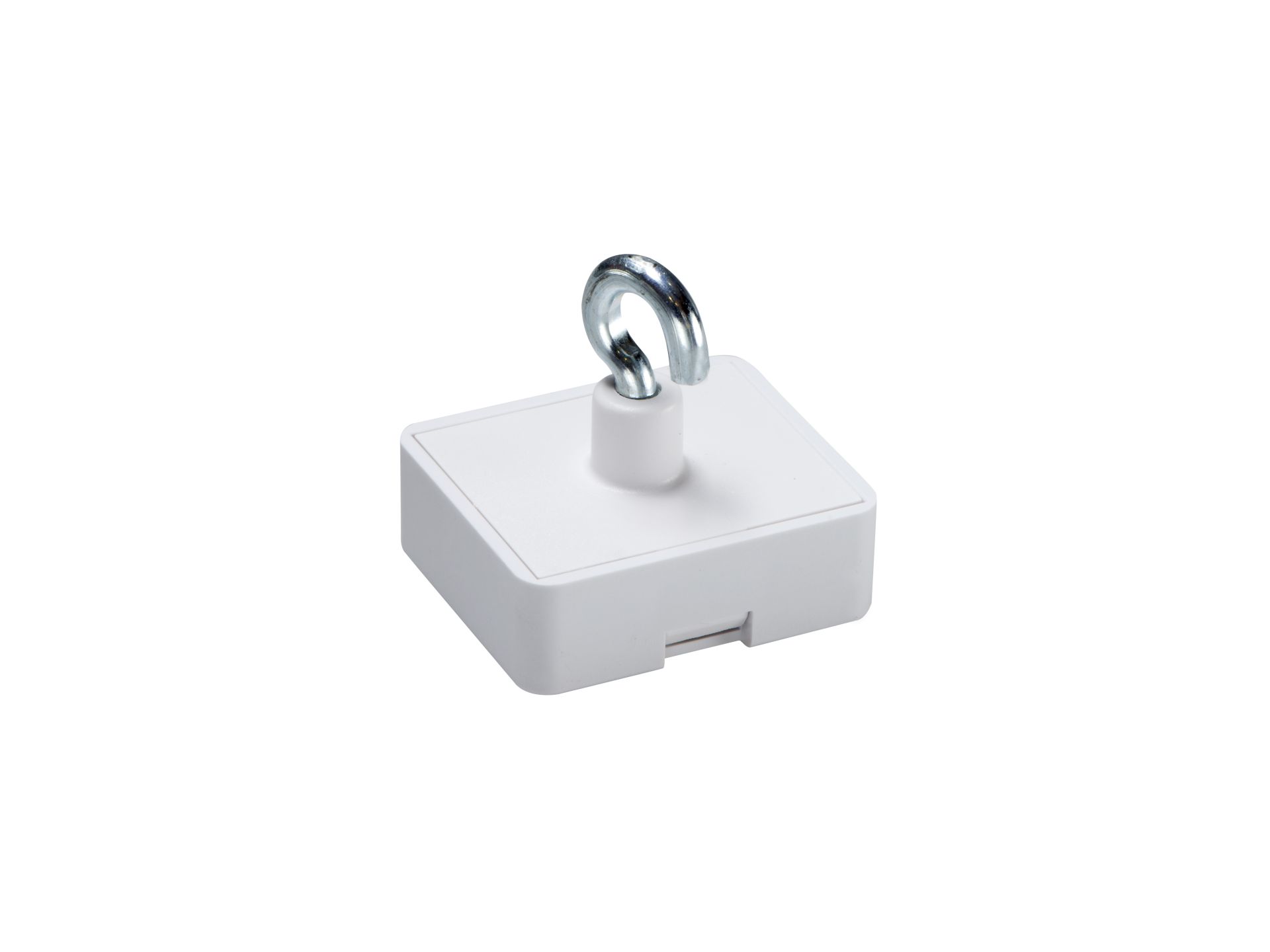 Pot magnétique avec crochet - Accessoire pour PLV - Rond ou rectangulaire - Agencement de magasin_1