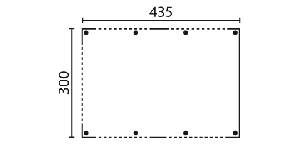 Tente de stockage fermée mini marabout / structure fixe en acier / couverture multi-éléments en polyester et pvc / porte / fenêtre / 4.35 x 3 x 2.30 m_0