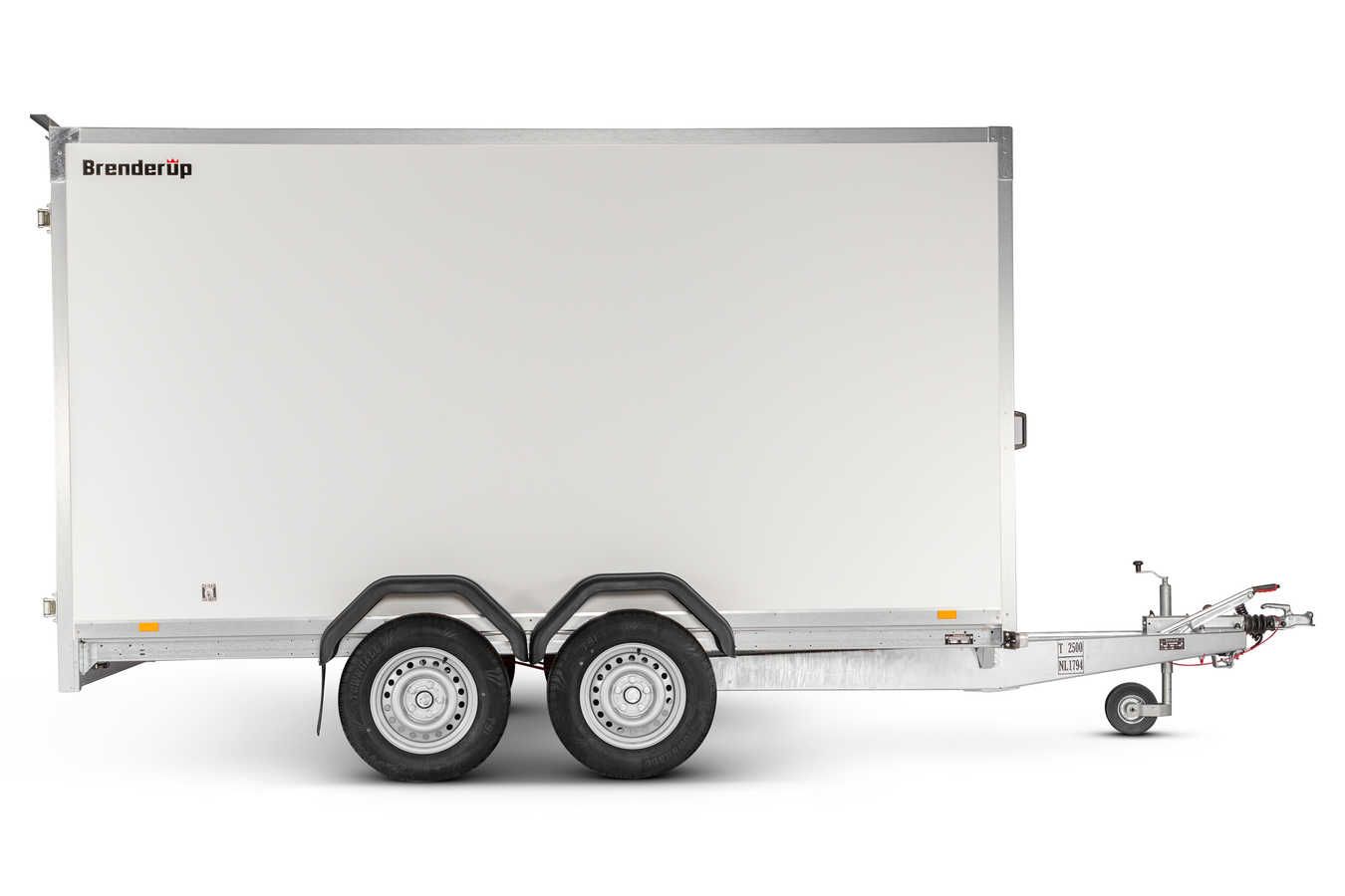 7350TBR2500 - Remorque fourgon Brenderup série 7000 - 2500 kg - Hayon alu, freins, double essieu_1
