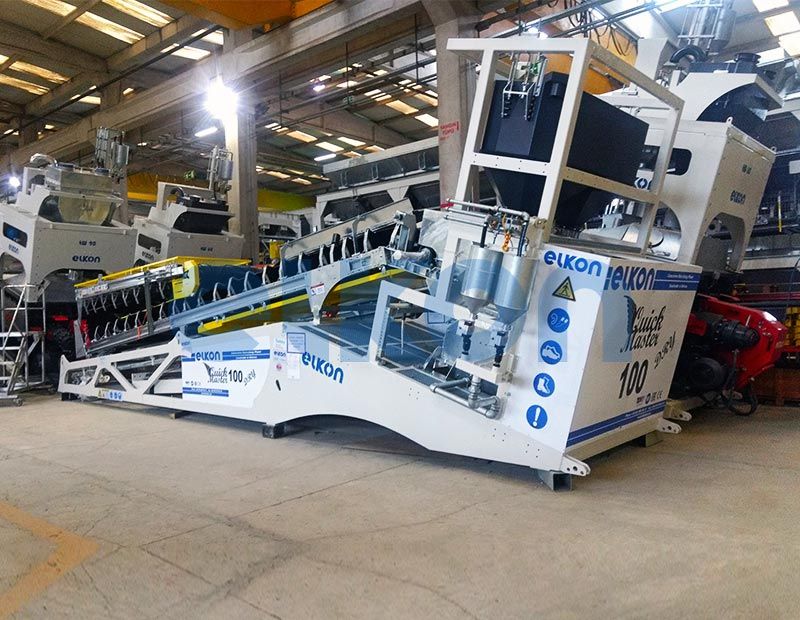 Elkomix-120 centrale à béton - 100 à 105 m3/h - Montage rapide et facile_1