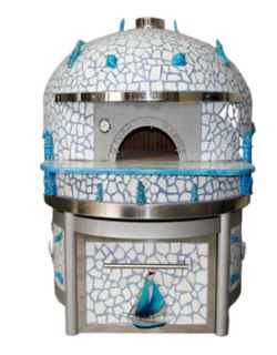 Four à pizza élégant avec finitions décoratives uniques