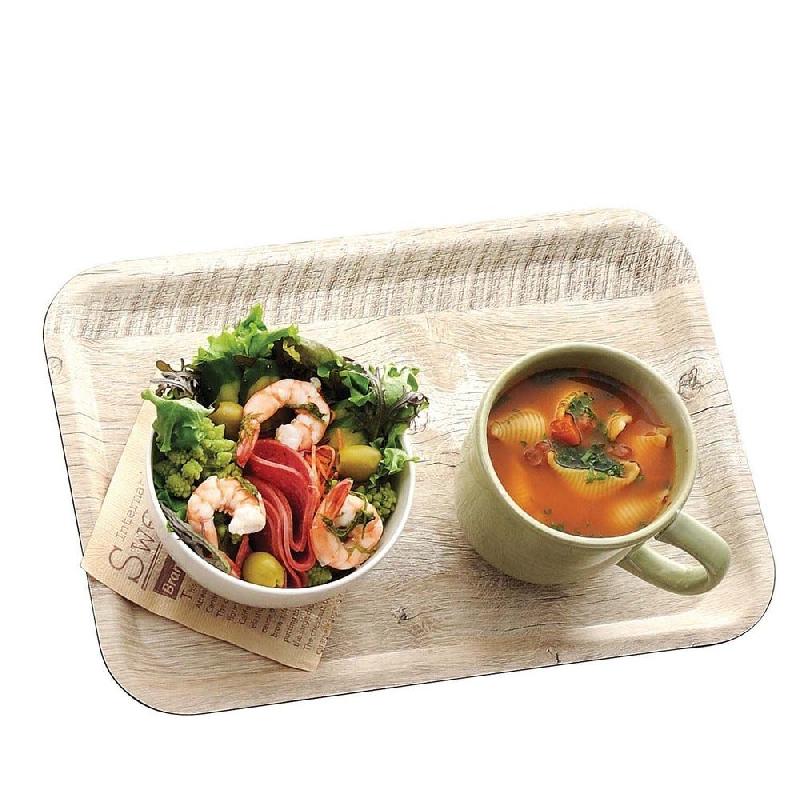 Plateau bois compresse marron 24x35cm_1