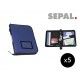 Porte documents véhicules - sepal - a5 - simili cuir - référence 00pdva5sc6_1