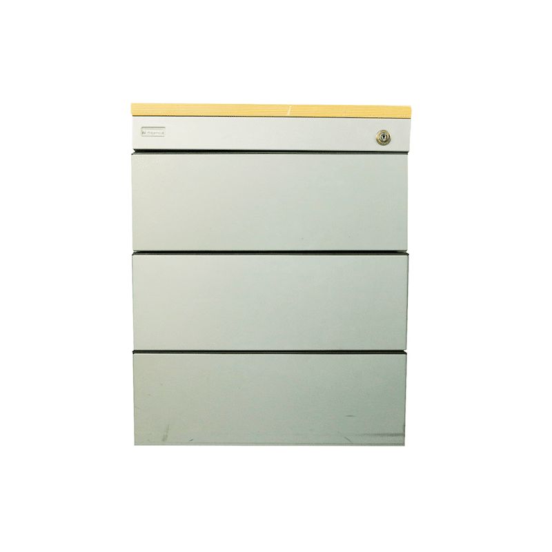 Caisson 2/3 tiroirs Majencia d'occasion - design rectangulaire avec compartiments de rangement - 55 x 42 x 53 cm_1