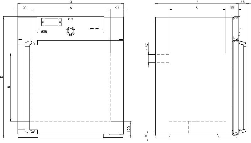 Incubateur / étuve MEMMERT IN 110 avec convection naturelle 80°C_1