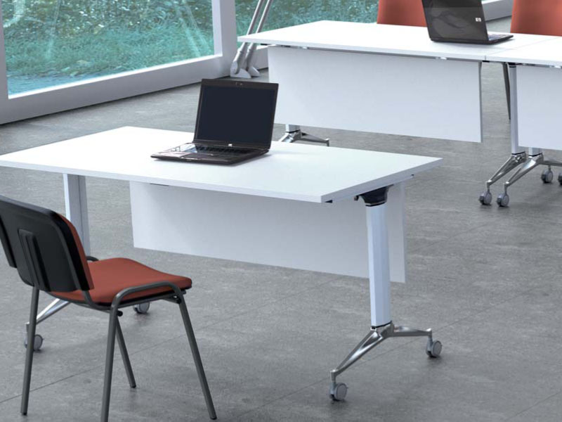 Chaise d'accueil Domoto - Empilable - Piètement acier graphite - Couleur rouge - Normes UNE-EN 1021-1:2006_1