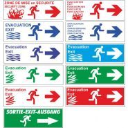 Evacvert - Panneau directionnel en aluminium composite 3mm - La girafe - Résistant UV et durable_1