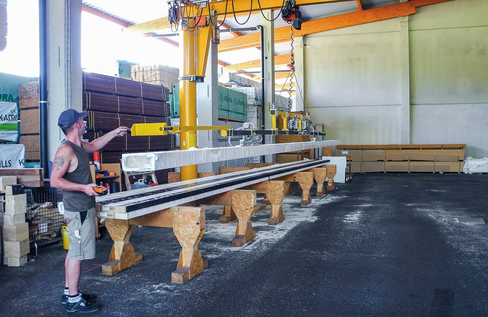 Palonnier à ventouse Vacuwood - Manipulation du bois jusqu'à 500 kg et 12 000 mm_0