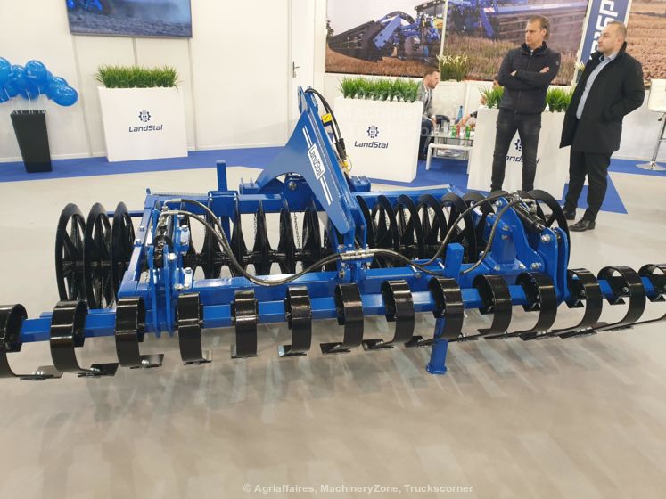 Rouleau à disques avec roues Campbell Ø 700 mm en fonte - Landstal 2024_1