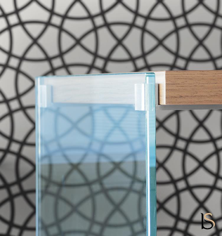 Bureau de direction Larus avec retour - Dellarovere - Noyer, 255_2